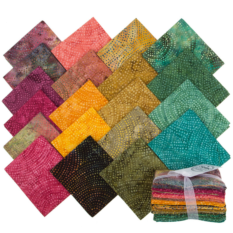 Tonga Treats Batiks - Colorwheel Forest Fat Quarter Bundle