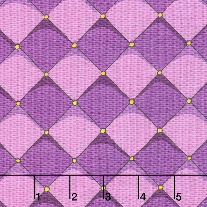 Dragons - Checkered Purple Yardage
