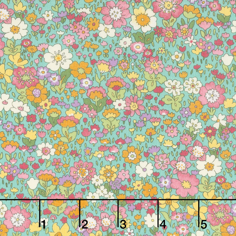 Regent Street Lawns 2018 - Kenwood Turquoise Yardage