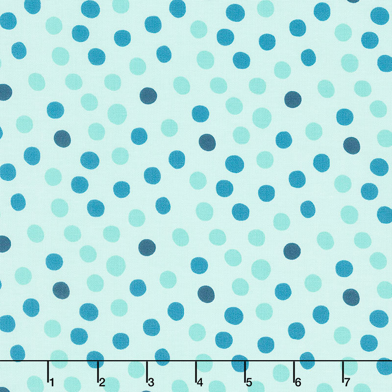 Ready Set Splash - Dots Pistachio Yardage
