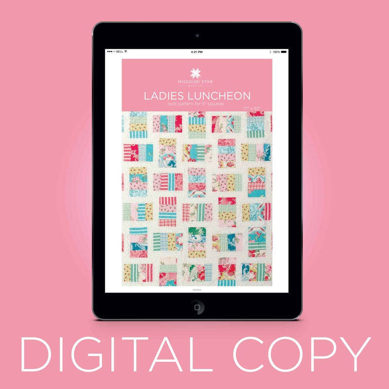 Digital Download - Ladies Luncheon Quilt Pattern by MSQC