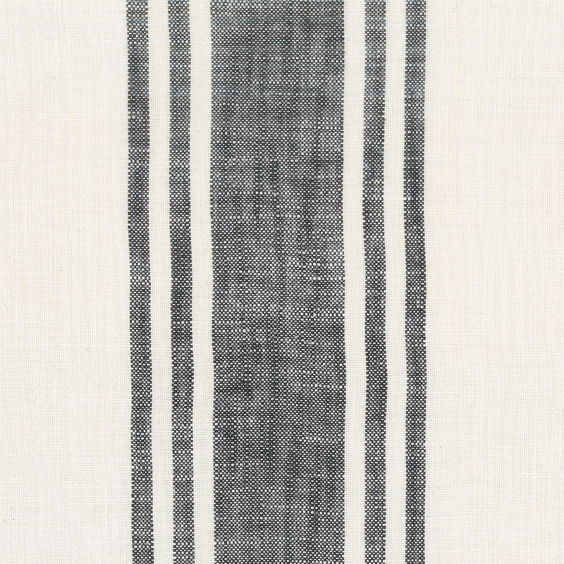 Urban Cottage - Wovens Center Stripe Ivory Black 16