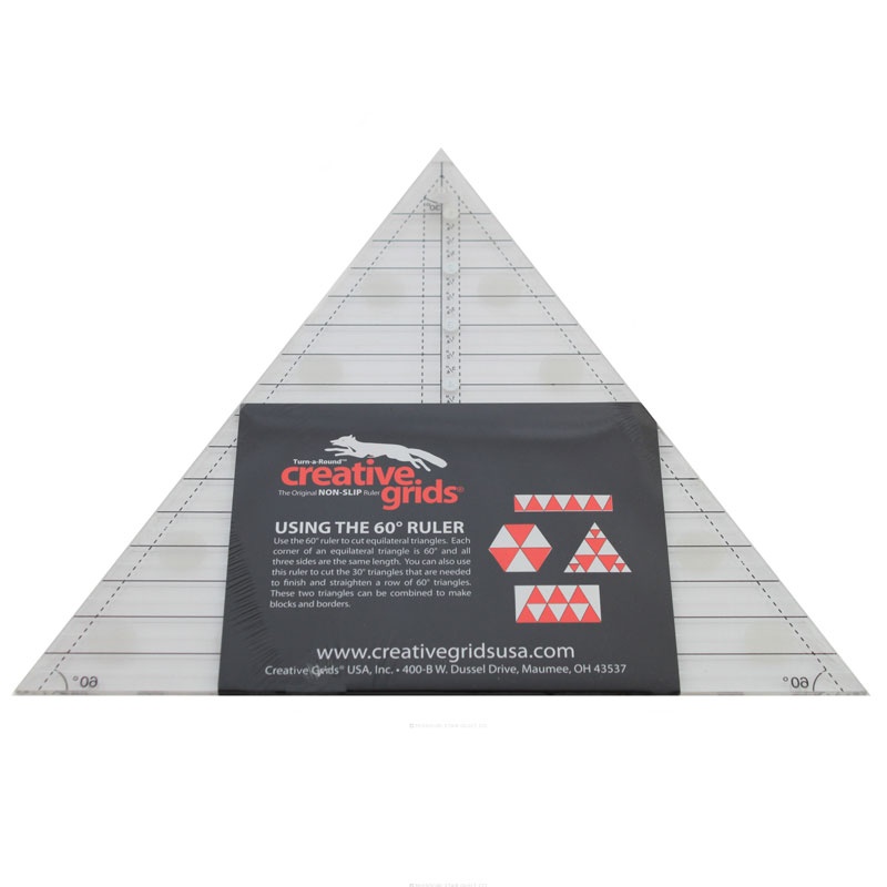 Creative Grids 60 Degree Triangle Ruler - 8in