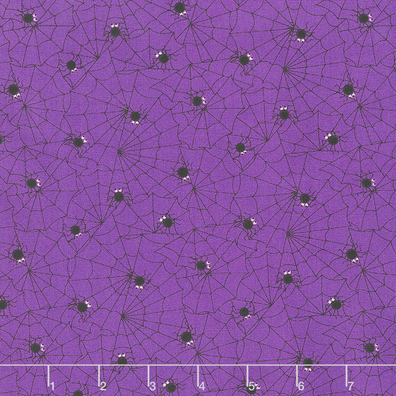 A Spooky Good Time - Spider Web Flash Yardage