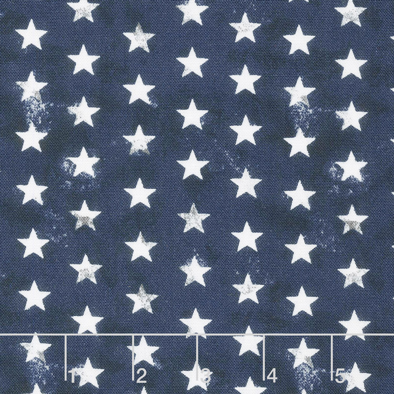American Valor - Stars Navy Yardage