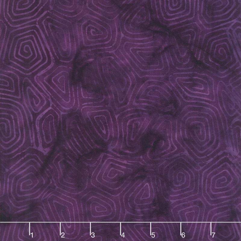 Neptune's Friends Batiks - Turtle Shell Raisin Yardage