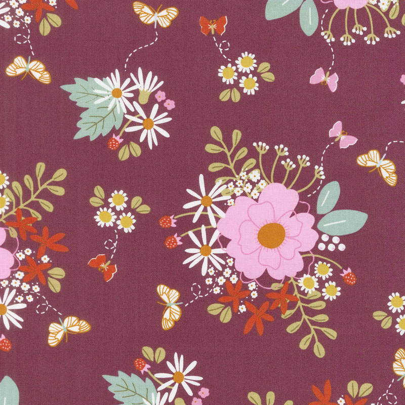 Wild Bouquet - Main Merlot Yardage