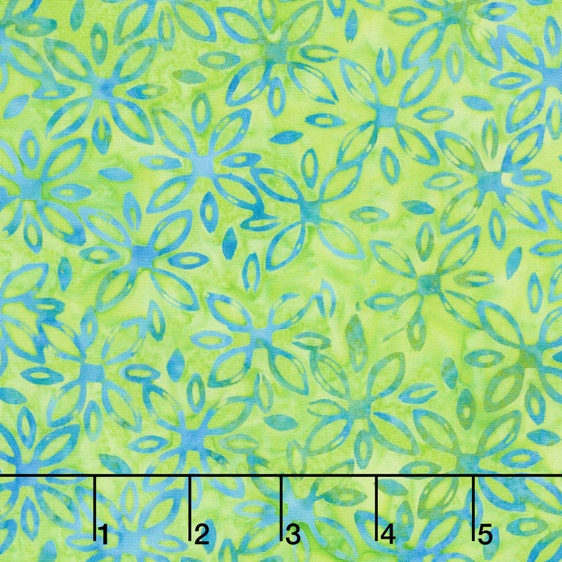 Kismet Batiks - Daisy Green Apple Yardage