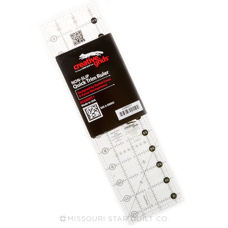 Creative Grids Quick Trim Ruler 3 1/2" X 12 1/2" Rectangle Crea...