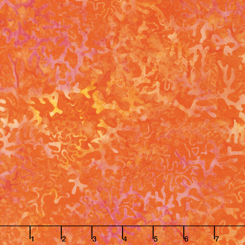 Ocean Odyssey Batiks - Coral Sunset Yardage