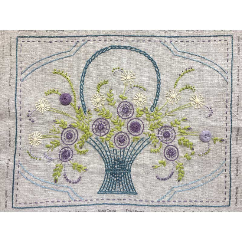 French General Panier D'Amour Embroidery Kit