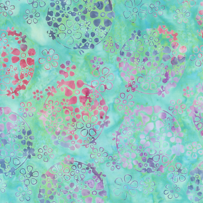 Salt Water Taffy Batiks - Ditzy Daisy Twist Yardage