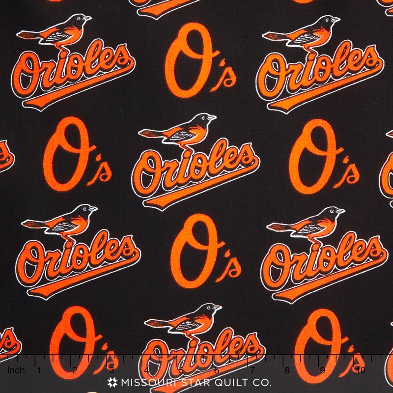 MLB Major League Baseball - Baltimore Orioles Allover Yardage