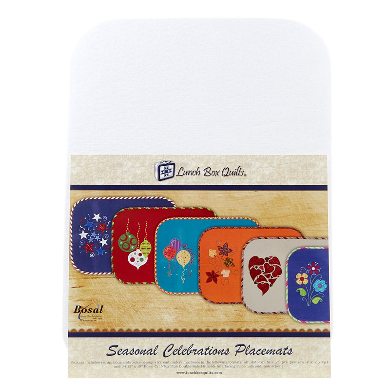 Seasonal Celebrations Place Mats with Embroidery CD