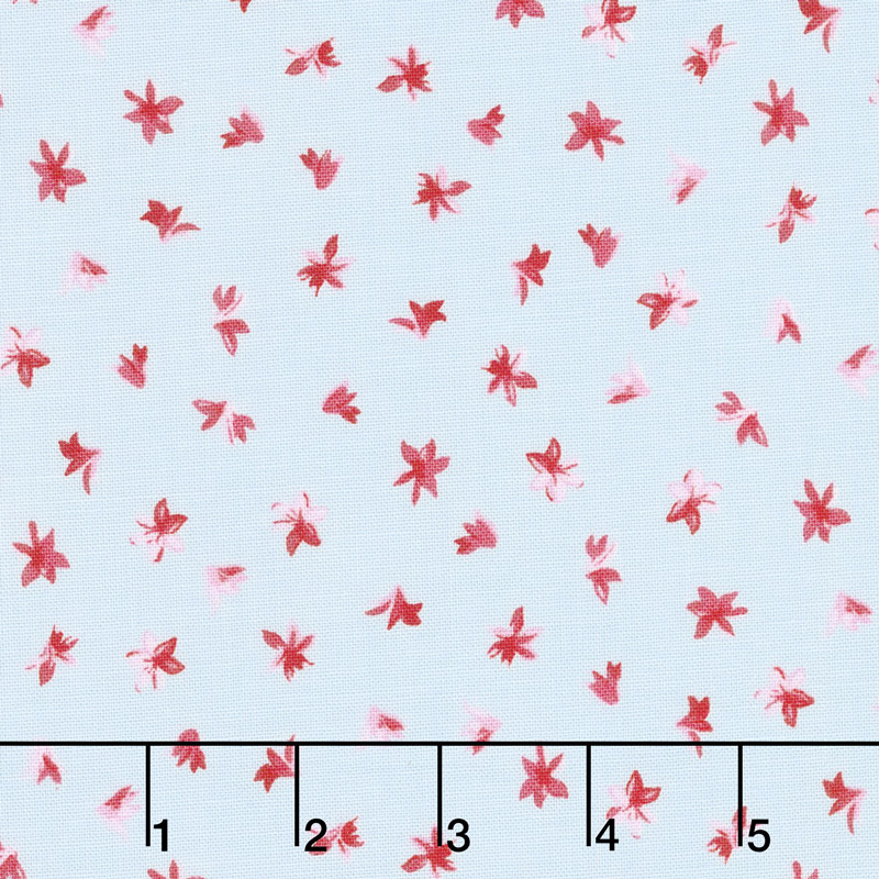 Afternoon Picnic - Flower Blue Yardage