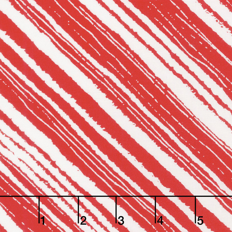 Make Merry - Wrapping Stripe Red Yardage