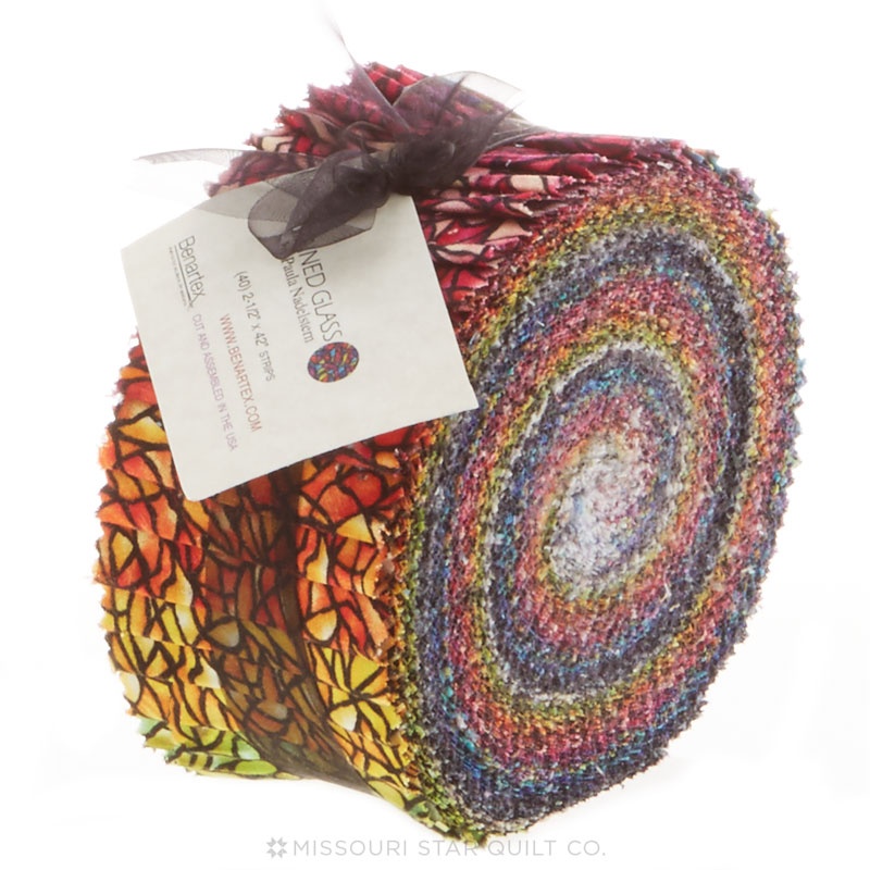 Stained Glass 2.5" Strips Paula Nadelstern Benartex