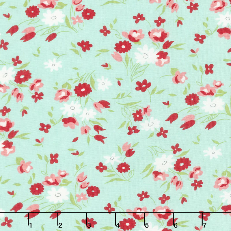 Little Snippets - Fresh Cut Aqua Yardage