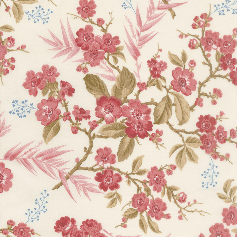 Little Sweetheart - Bouquet Raspberry Yardage