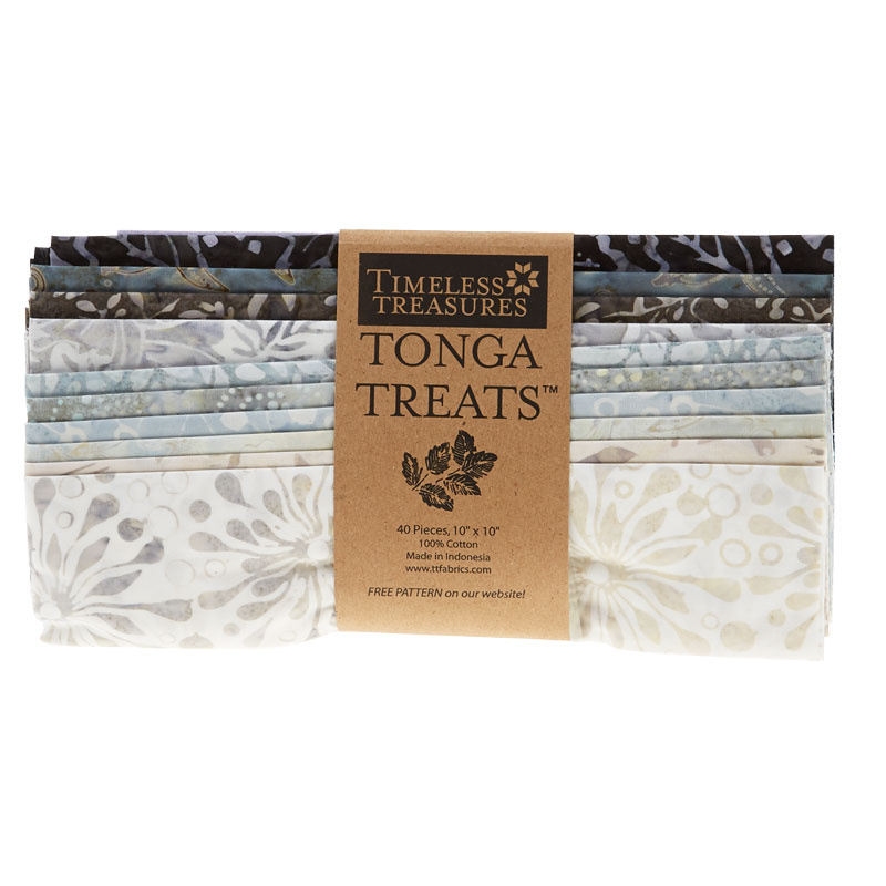 Tonga Treats Batiks - Graphite 10