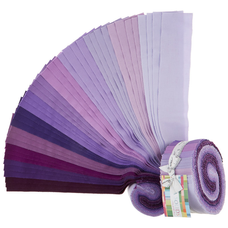 The Colors Of Moda Purple Jelly Roll
