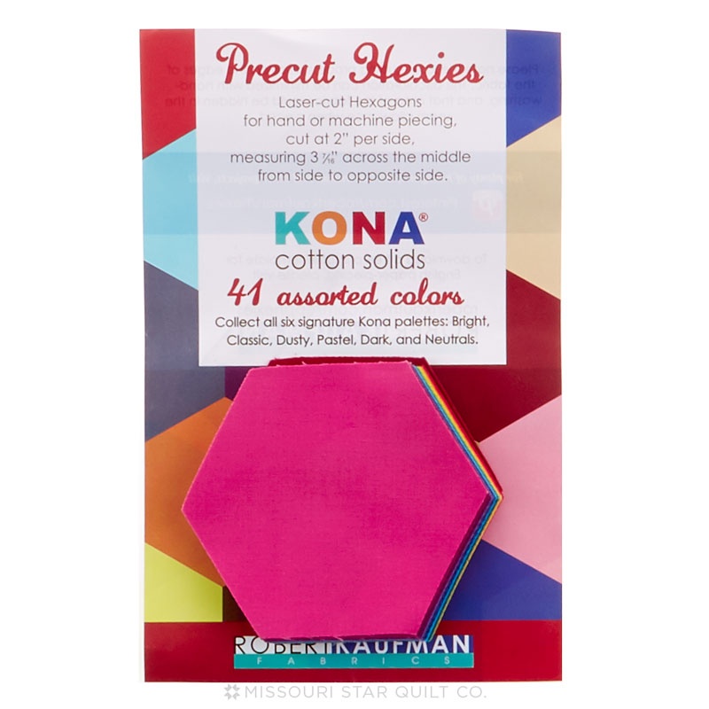 Kona Cotton - Classic Hexie Cuts