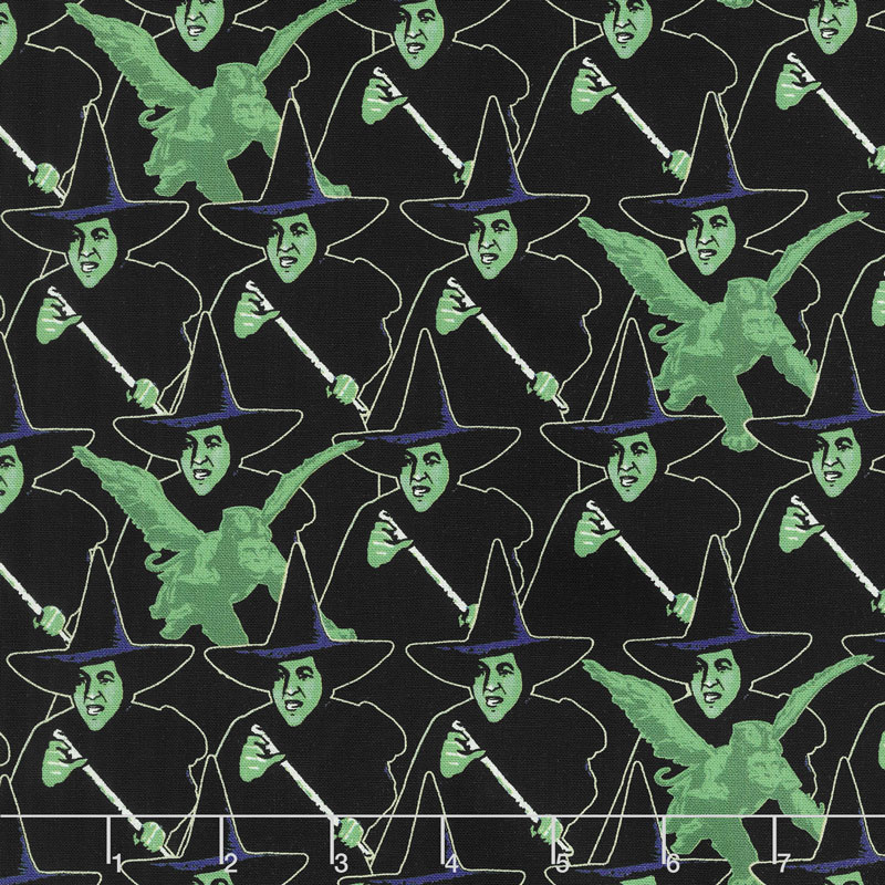 Wizard of Oz - Wicked Witch Black Yardage