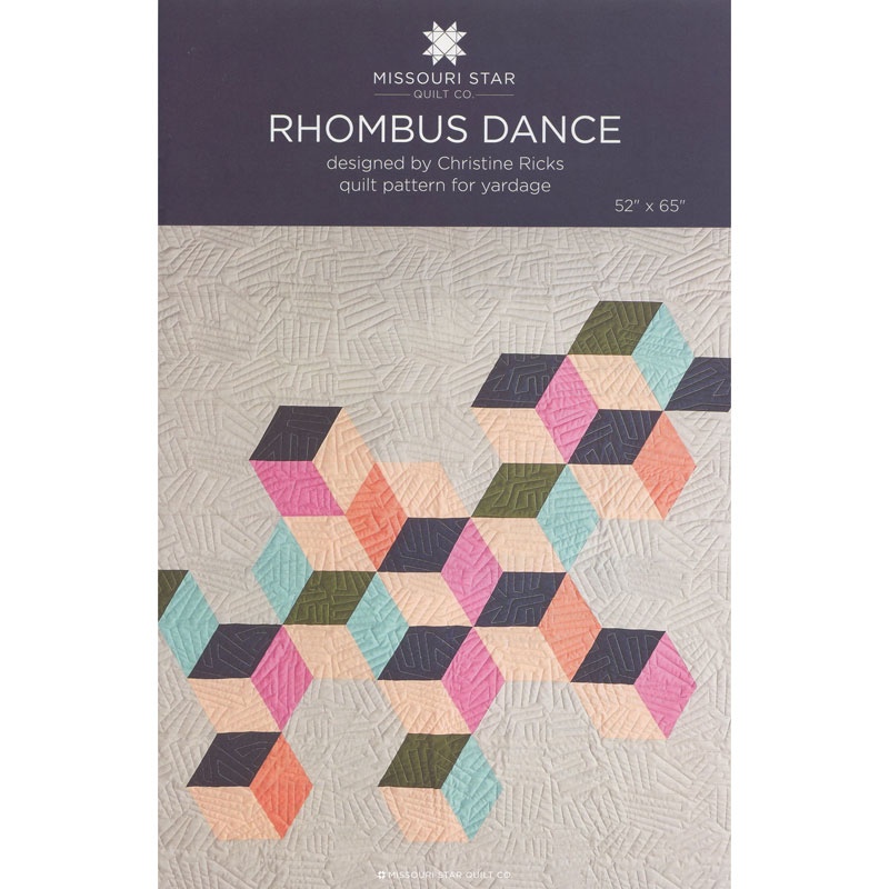 Rhombus Dance Quilt Pattern by MSQC
