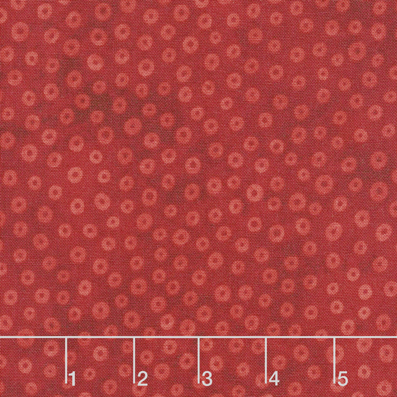X's and O's - Little Cheerios Warm Red Yardage