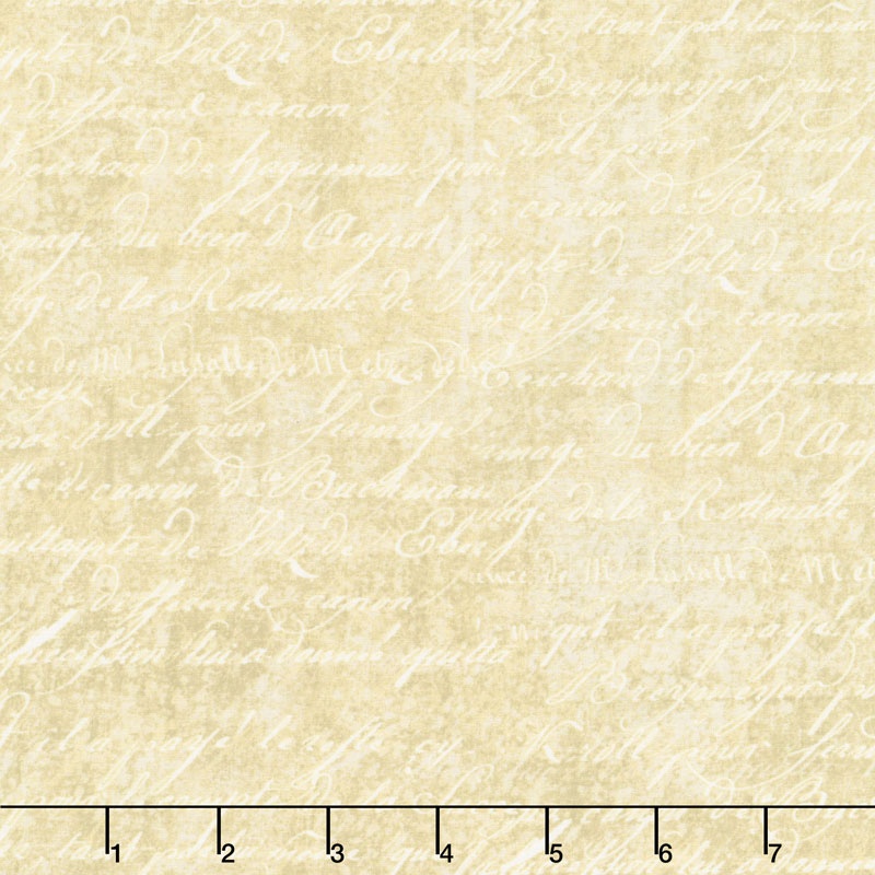 Under A Spell - Cursive Texture Tan Yardage