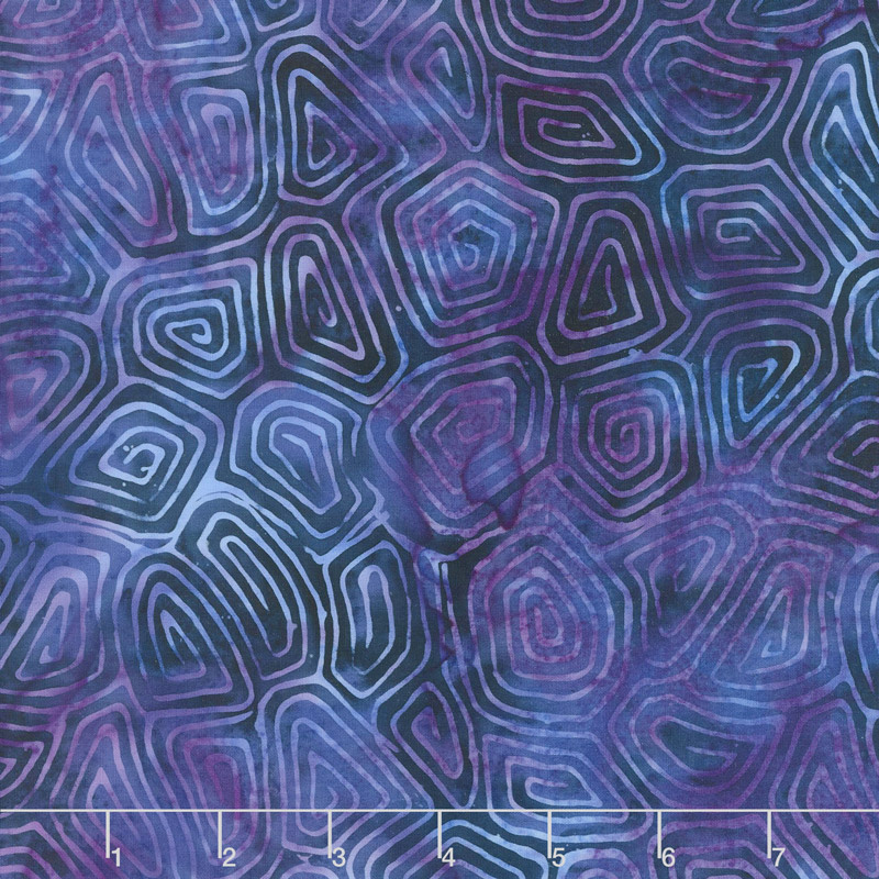 Crystal Sea Batiks - Turtle Shell Cloud Yardage