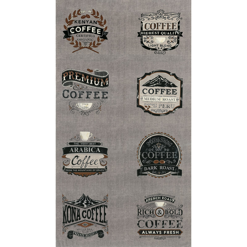 Brew - Coffee Warm Grey Panel
