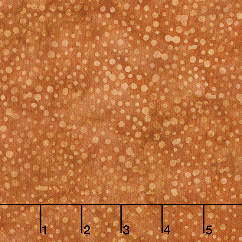 Islander Batiks - Dot Cinnamon Yardage