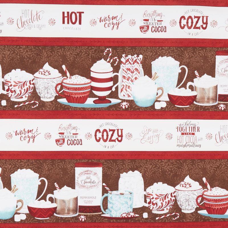 Cuppa Cocoa - Repeating Stripe Multi Yardage