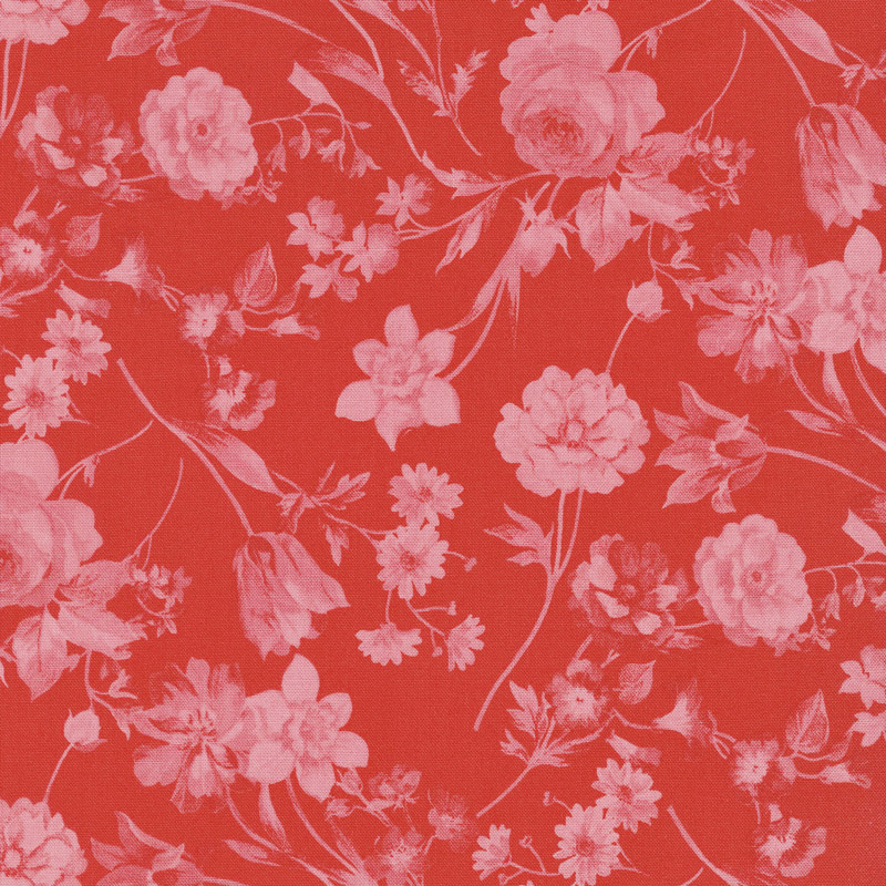 Afternoon Picnic - Tonal Red Yardage