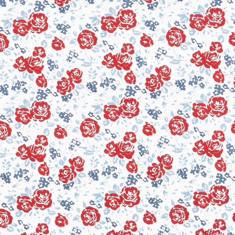 Summertime - Roses White Yardage