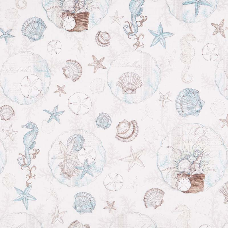 Coastal Wishes - Large Allover Tan Yardage