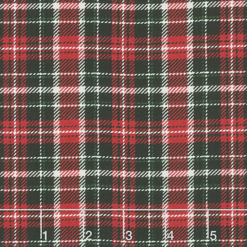 Cardinal Woods - Plaid Red Multi Yardage