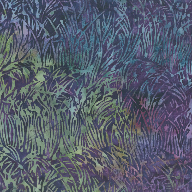 Magical Reef Batiks - Grass Peacock Yardage