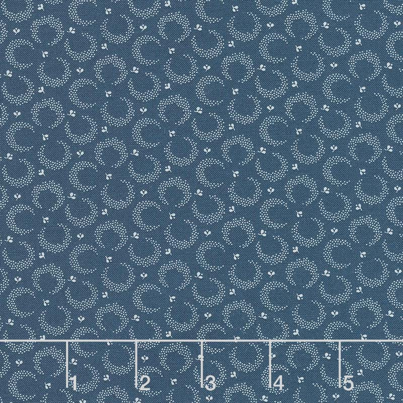 Mood in Blue - Moon Glow Blue Yardage
