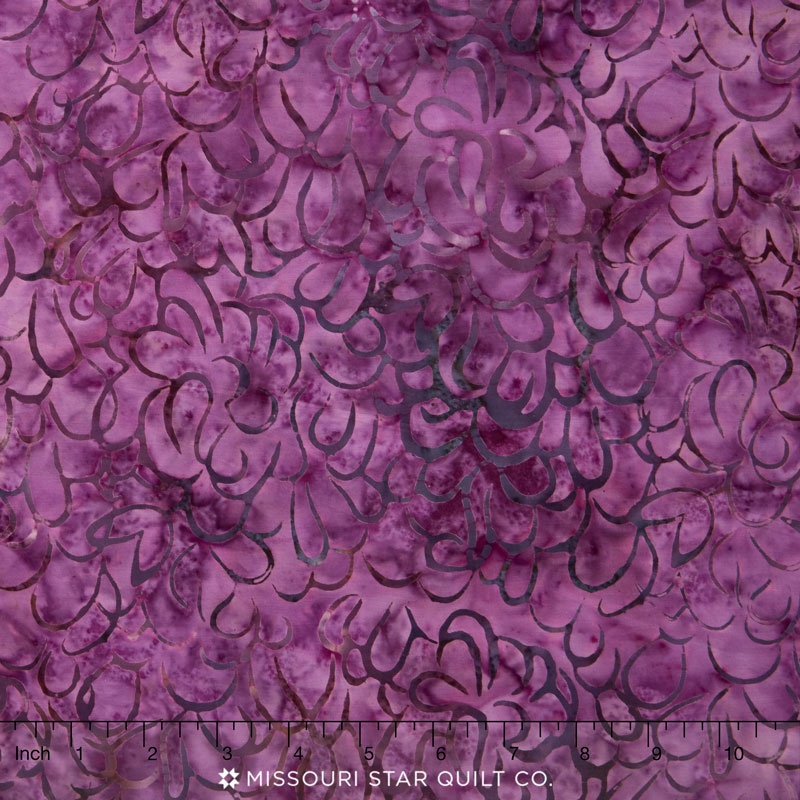 Malam Batiks IV - Desert Boxwood Raspberry Yardage