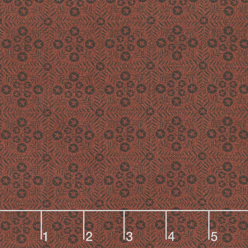 Itty Bitty - Tiles Red Yardage