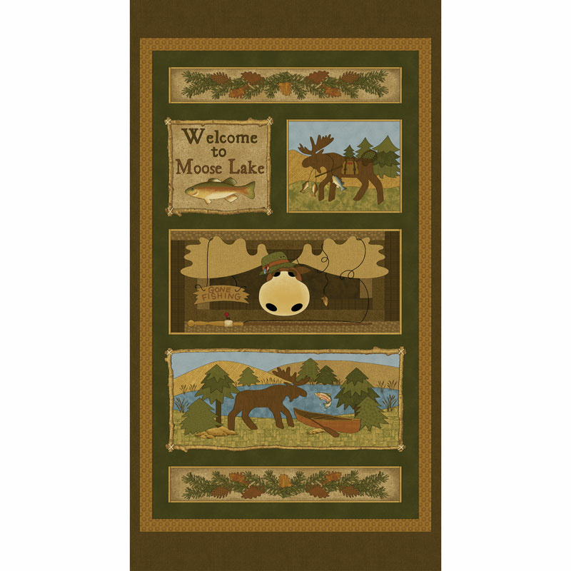 Moose Lake - Moose Lake Brown/Multi Panel