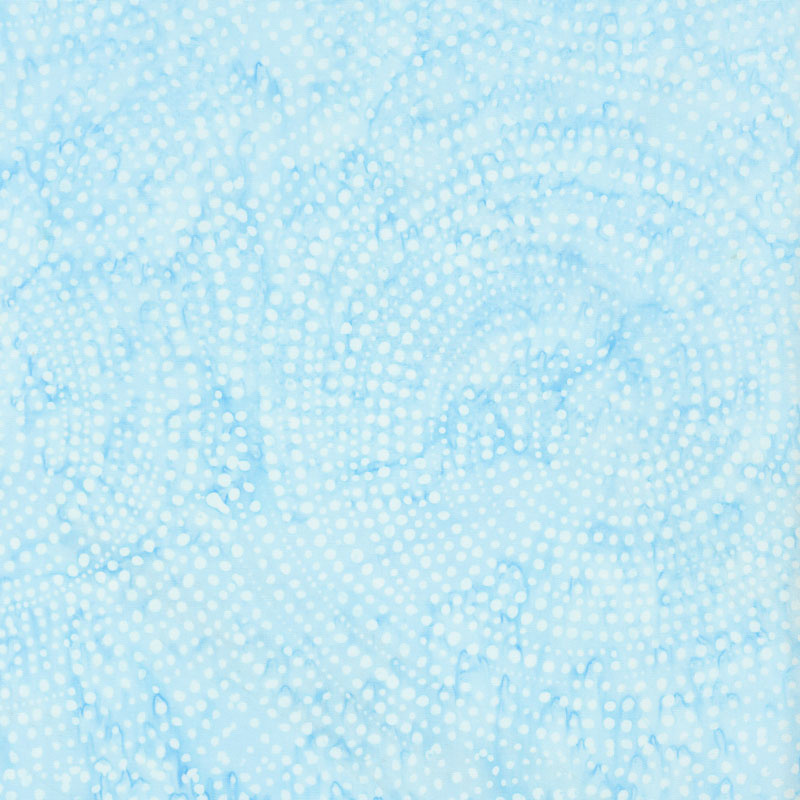 Tonga Batiks - Colorwheel Plume Dotty Spiral Ocean Yardage