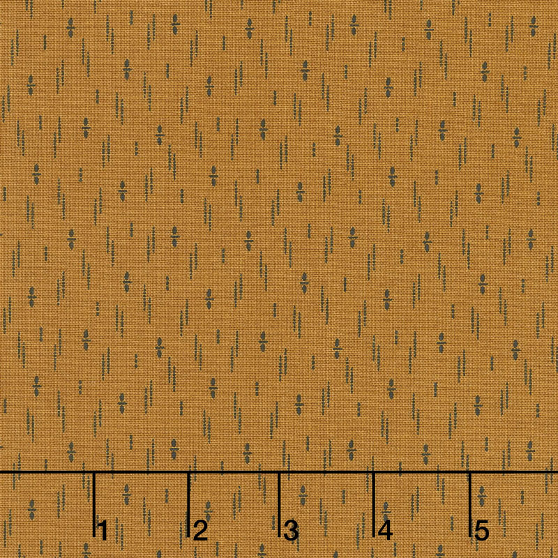 Shelbyville - Stacked Dots Gold Yardage