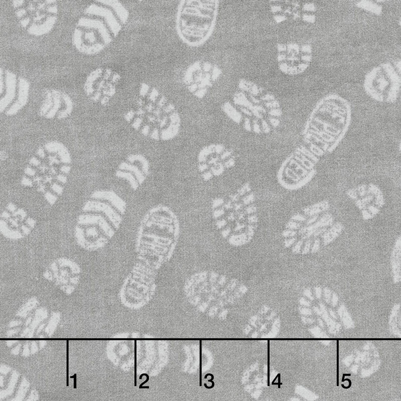 Modern Scouting - Scout Prints Gray Flannel Yardage