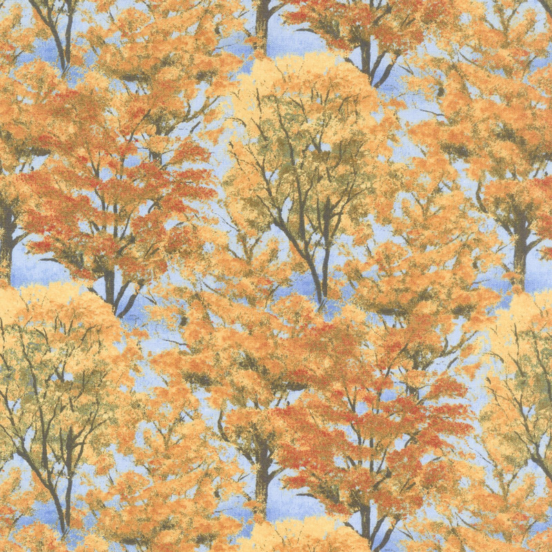 Autumn Grove - Grove Blue Yardage