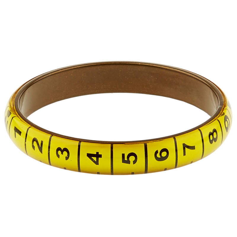 Missouri Star Measuring Tape Bracelet Thin Yellow Missouri St...