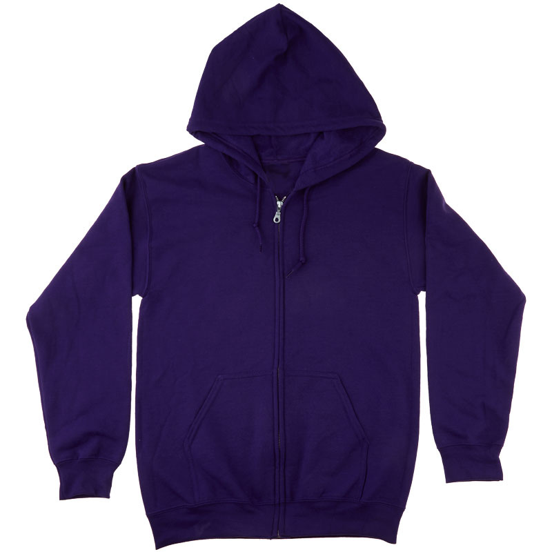 Missouri Star Bling Full Zip Hoodie - Purple Medium