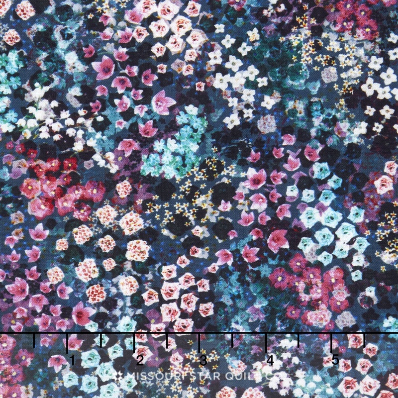 Wildwood Way - Enchanted Meadow Delphinium Digitally Printed Yardage
